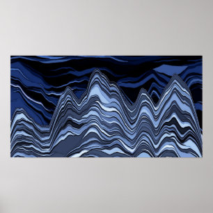 Anregungs-Berge Poster