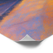 Anreise mit dem Zug - Pastellfarben Poster (Ecke)