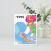 Anreise nach Hawaii Postkarte (Stehend Vorderseite)