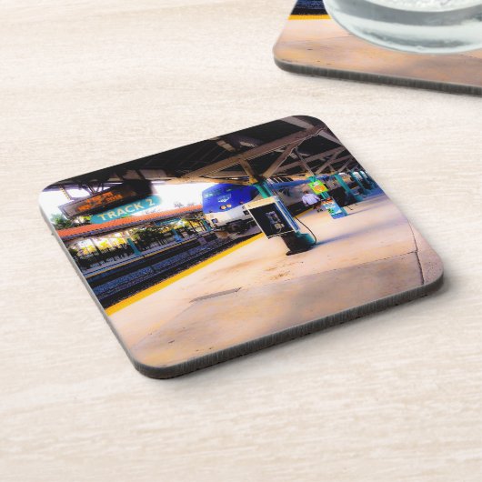 Anreise Track 2 Getränkeuntersetzer (Linke Seite)