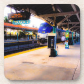 Anreise Track 2 Getränkeuntersetzer (Vorderseite)