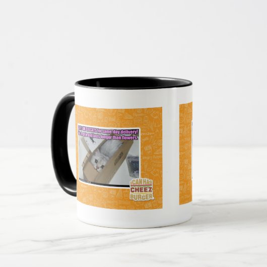 Anruf 1-800-LOLCATS Tasse (Vorderseite Links)
