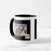 Anruf 1-800-LOLCATS Tasse (Vorderseite Links)
