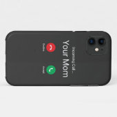 Anruf aus Ihrer Mama Case-Mate iPhone Hülle (Rückseite (Horizontal))