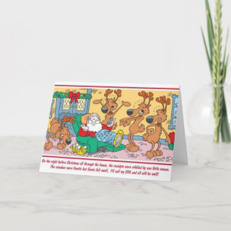 Anruf Buchhalter CPAs Sankt für Feiertagskarte