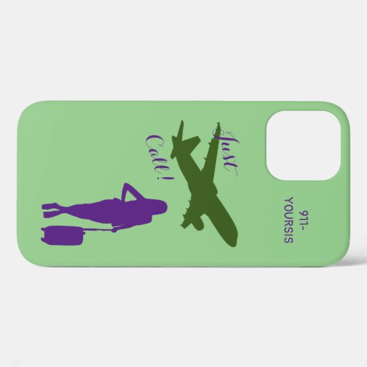 Anruf Case-Mate iPhone Hülle (Rückseite (Horizontal))