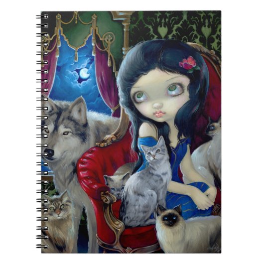 "Anruf der Nacht" Notizbuch Notizblock (Vorderseite)