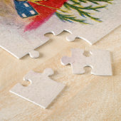 Anruf des Vintagen Weihnachtsmanns Puzzle (Seite)