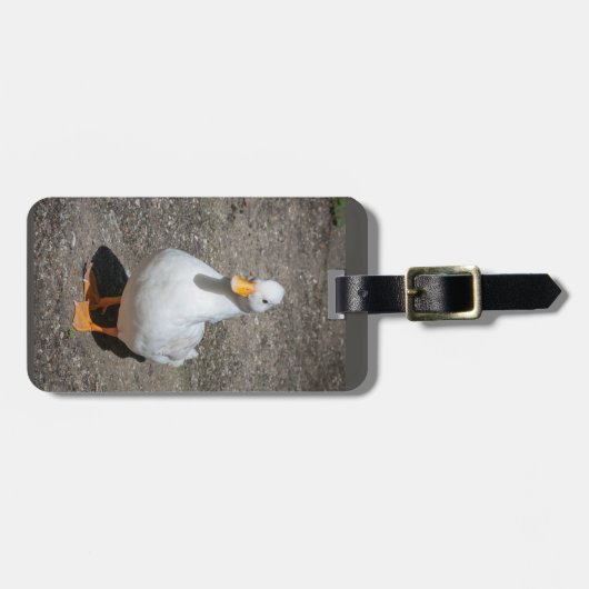 Anruf-Ente Gepäckanhänger (Vorderseite horizontal)