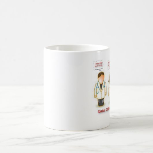 Anruf Funktelegrafie-Notfall Kaffeetasse (Mittel)