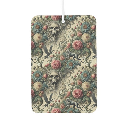 Anruf in die Nachtgalerie - Gotisch Viktorianisch Autolufterfrischer (Vorderseite)