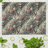 Anruf in die Nachtgalerie - Gotisch Viktorianisch Geschirrtuch (Gefaltet)