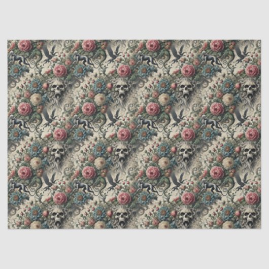 Anruf in die Nachtgalerie - Gotisch Viktorianisch Seidenpapier (Vorderseite)