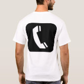 Anruf jemand, das T - Shirt sich interessiert (Rückseite)