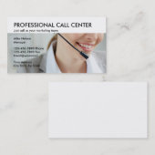 Anruf-Mitte-Marketing Visitenkarte (Vorne/Hinten)