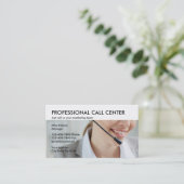 Anruf-Mitte-Marketing Visitenkarte (Stehend Vorderseite)