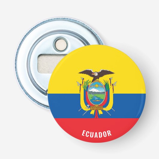 Anruf nach Ecuador! Splendid Patriotic Flaschenöffner (Vorderseite)