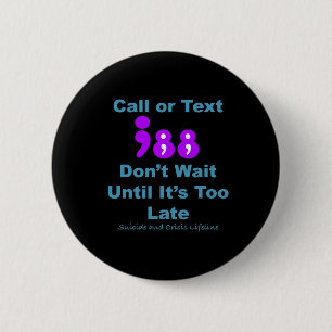 Anruf oder Text 988 Warten Sie nicht Button