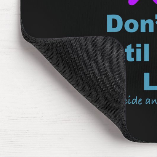 Anruf oder Text 988 Warten Sie nicht Mousepad (Ecke)
