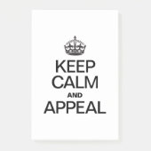 ANRUF UND ANTRAG BEHALTEN POST-IT KLEBEZETTEL (Vorderseite)