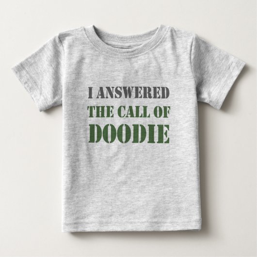 Anruf von Doodie Baby T-shirt (Vorderseite)