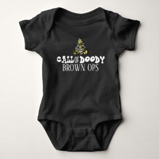 Anruf von Doody Brown Ops Gamer Baby Strampler