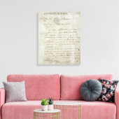 Anruf von Maximilien de Robespierre Leinwanddruck (Insitu (Wohnzimmer))
