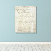 Anruf von Maximilien de Robespierre Leinwanddruck (Insitu (Holzboden))