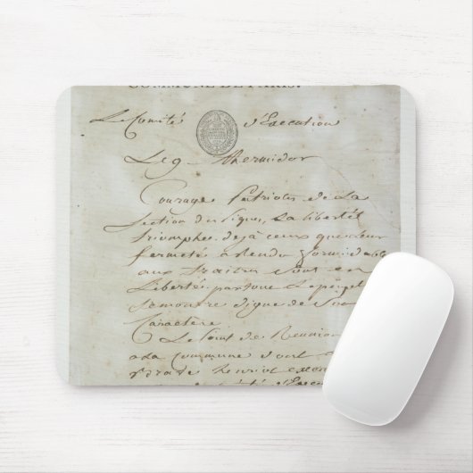 Anruf von Maximilien de Robespierre Mousepad (Mit Mouse)