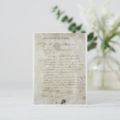 Anruf von Maximilien de Robespierre Postkarte (Stehend Vorderseite)