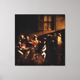 Anruf von St. Matthew durch Caravaggio (1600) Leinwanddruck