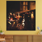 Anruf von St. Matthew durch Caravaggio (1600) Leinwanddruck (Insitu (Wohnzimmer))