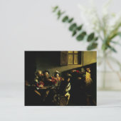 Anruf von St. Matthew durch Caravaggio Postcard Postkarte (Stehend Vorderseite)