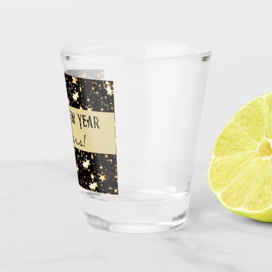 Anrufbeantworter oder Name | Happy New Year 1,5 oz Schnapsglas (Rechts)