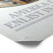 Anrufe in Amerika - Teilnahme an der Marine Poster (Ecke)