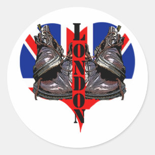 Anrufe! Runder Aufkleber