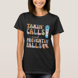 Anrufe und Vorbeugung gegen Erntedank-Nurse T-Shirt