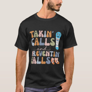 Anrufe und Vorbeugung gegen Erntedank-Nurse T-Shirt