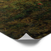 Anrufend in den Gleanern, 1859 Poster (Ecke)