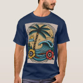 Anrufende Insel: Paradies-T-Shirt von Sailor Jerry T-Shirt (Vorderseite)