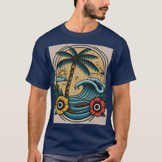 Anrufende Insel: Paradies-T-Shirt von Sailor Jerry T-Shirt