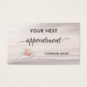 Anruferkarte für Blumenkerzen (Vorderseite)