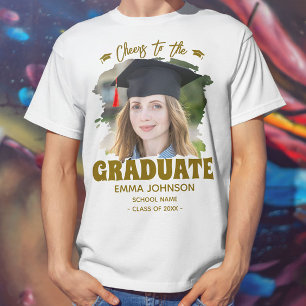 Anrufung der Graduate Custom Foto Family T-Shirt