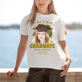 Anrufung der Graduate Custom Foto Family T-Shirt