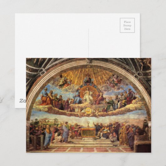 Anrufung des Eucharisten Postkarte (Vorne/Hinten)