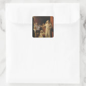 Anrufung des Neptun, 1866 Quadratischer Aufkleber (Tasche)