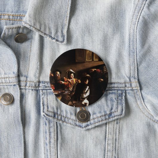 Anrufung von St. Matthew durch Caravaggio Button (Beispiel)