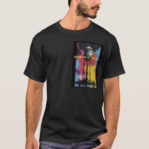 Ansammlung am Brunnen T-Shirt