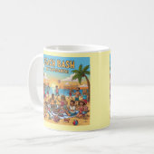 Ansammlung am Strand Kaffeetasse (Vorderseite Links)