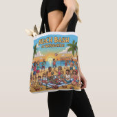 Ansammlung am Strand Tasche (Von Nahem)